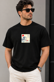 تیشرت مردانه یقه گرد پارچه ماکان طرح SNOOPY