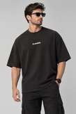 تیشرت مردانه یقه گرد اورسایز دونخ طرح jil sander